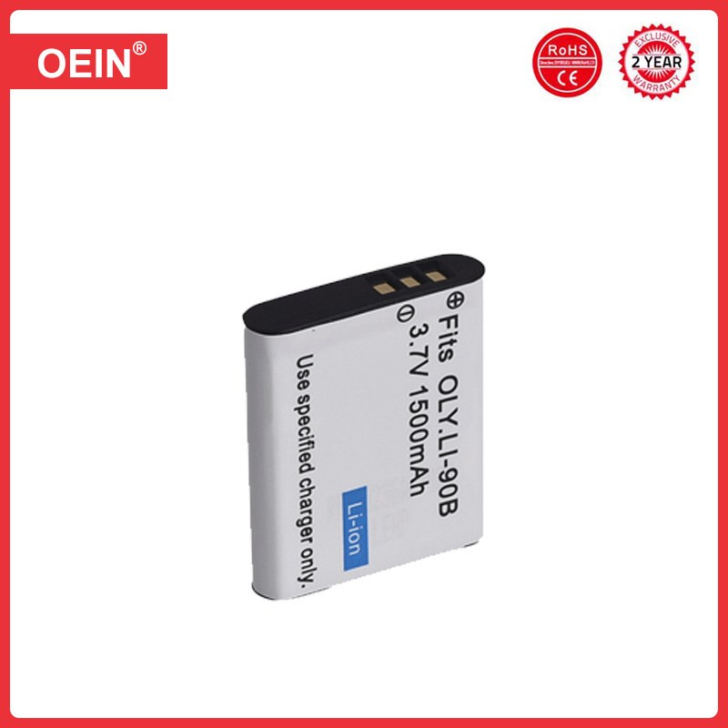 Batterie Li-92B Li-90B avec le chargeur pour Olympus Li 90B ve92B TG-4 dur TG-6 TG-5 TG-2 TG-1 IHS SH-1 SH-2 SH-60 SH-50 IHS, SP-100: Black