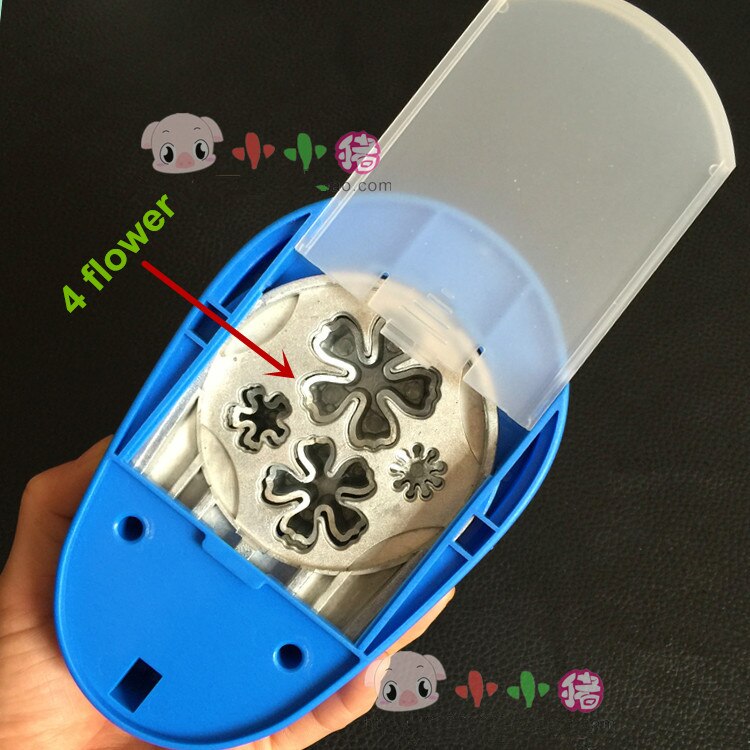 3 inch paper punch 4 pieces of flower for eva foam punch for DIY handmade Album punch scrapbooking paper cutter