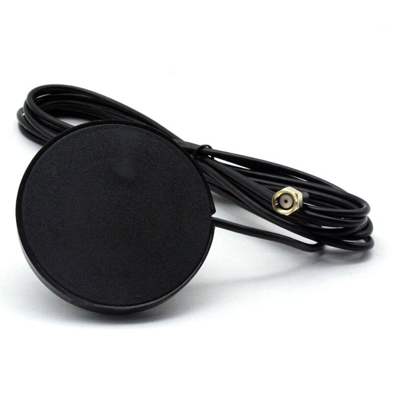 Przedłużenie anteny Wifi czysta miedź RP-SMA męnarty na żeńnarty antena z 3 metr kabla podstawa magnetyczna robić routera sieci bezprzewodowej samochodów