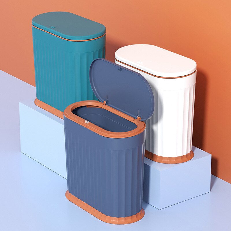 kitchen trash bin storage bins 12L garbage bin cute trash can kitchen trash can toilet paper basket with lid toilet paper basket