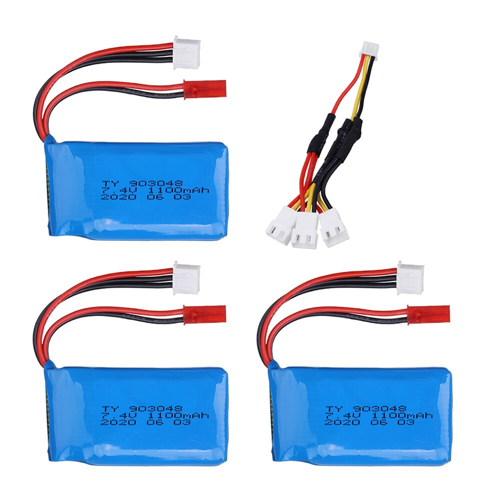 7.4 V baterii na Wltoys A949 A959 A969 A979 K929 1/18 Rc samochodów bateria Lipo 2S 7.4 V 1100 mah 25C 903048 dla Wltoys części do samochodów zdalnie sterowanych: YELLOW
