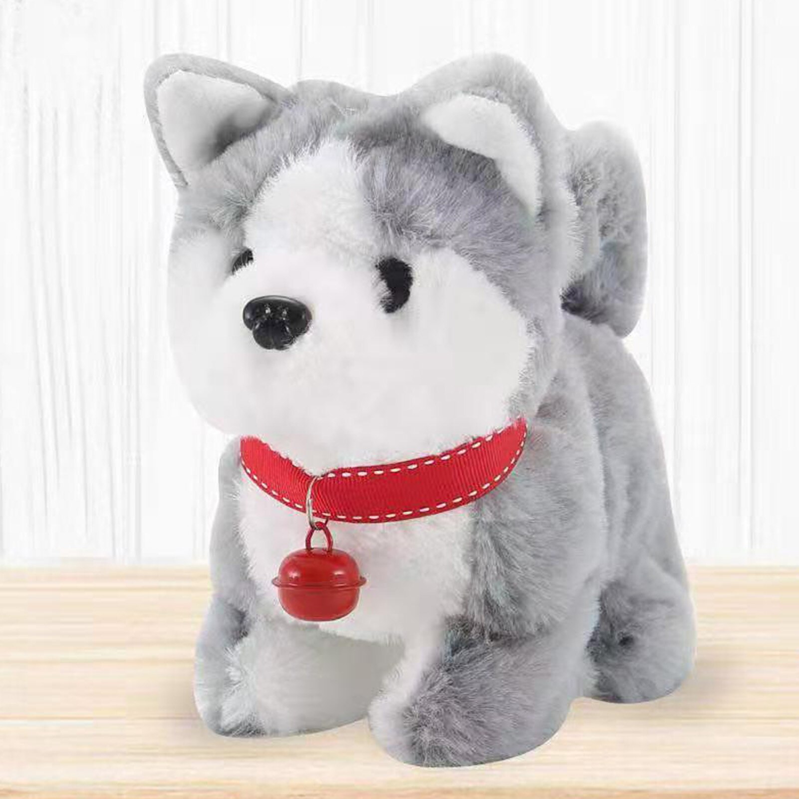 Electric Plush Simulation Teddy Corgi Dog Rabbit Tail Wagging Ass Shaking Scream Toy Ornaments