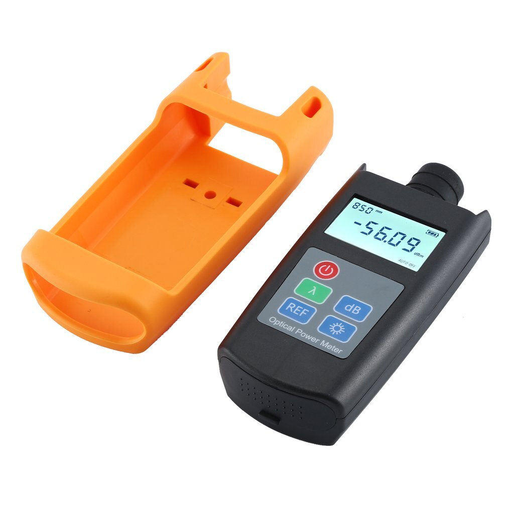 Optical Power Meter -70~+10 Fiber Optic Cable Tester Automatic shutdown For SC CATV Test dBm/ dB/ uW