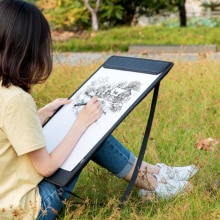 A3 8K Sketchpad Easels Multifunctional Drawing Board Sketch Painting Easel Paint Clip Paper and Back Palette