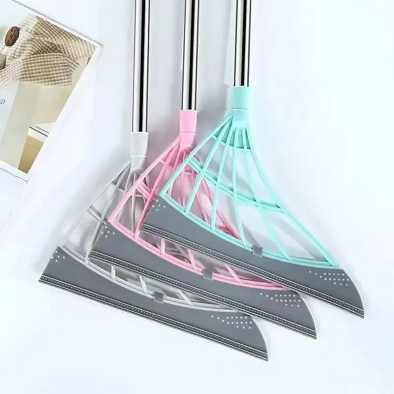 10 Stuks Magische Bezem Schoonmaken Badkamer Glas Eendelig Doekje Huishoudelijke Kleine Splicing Bezem Telescopische Reiniging