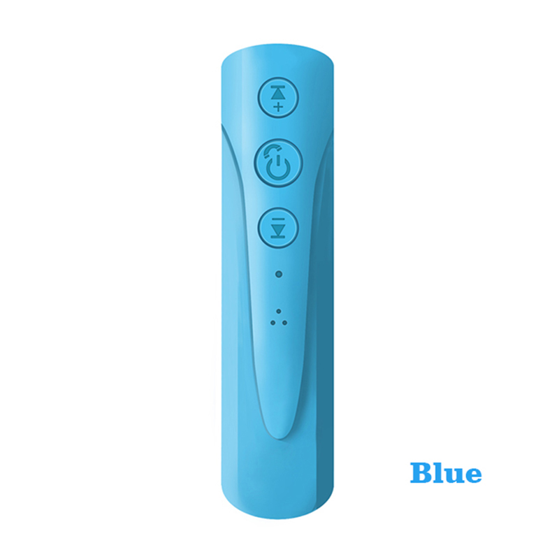 Kebidumei bluetooth højttaler bil bluetooth aux universal 3.5mm jack håndfri auto modtager musik bil bluetooth modtagere: Blå