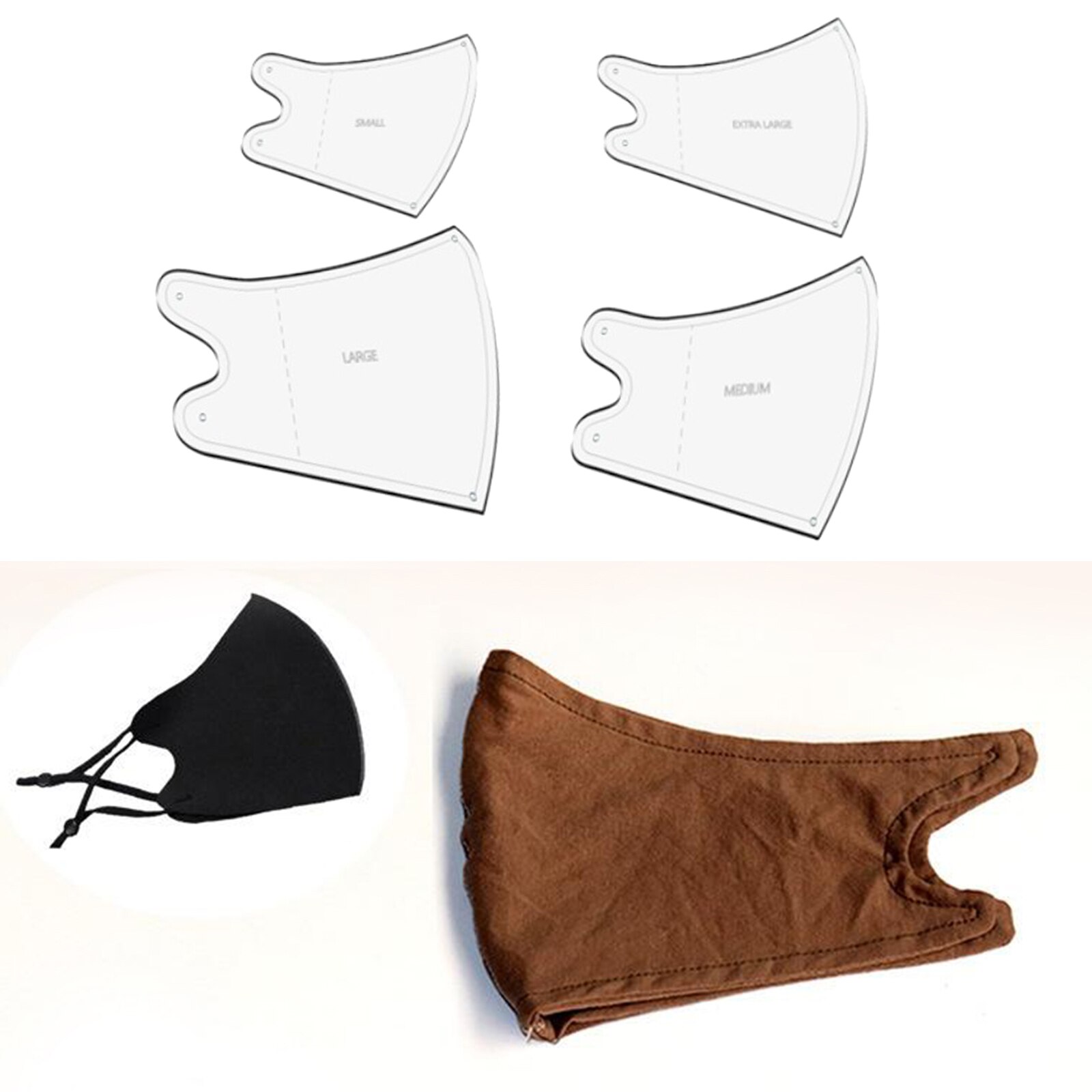 Plantilla de costura transparente, plantilla de patrón de costura, Kit de patrones de costura DIY