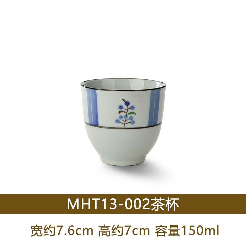 150ml japanska koppar tekopp vinglas stengods keramik restaurang vattenkopp med kopp kaffekopp: Mht 13-002