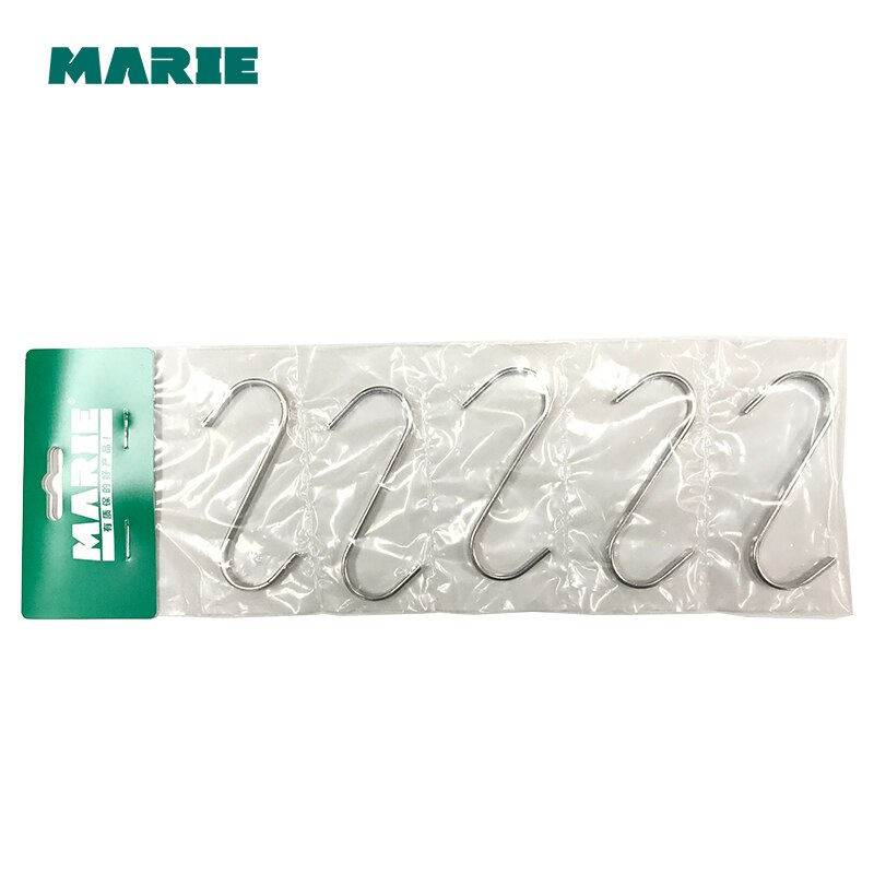 Gancho para colgar en forma de S de acero inoxidable, ganchos para colgar ropa de baño o cocina, ganchos para colgar ollas