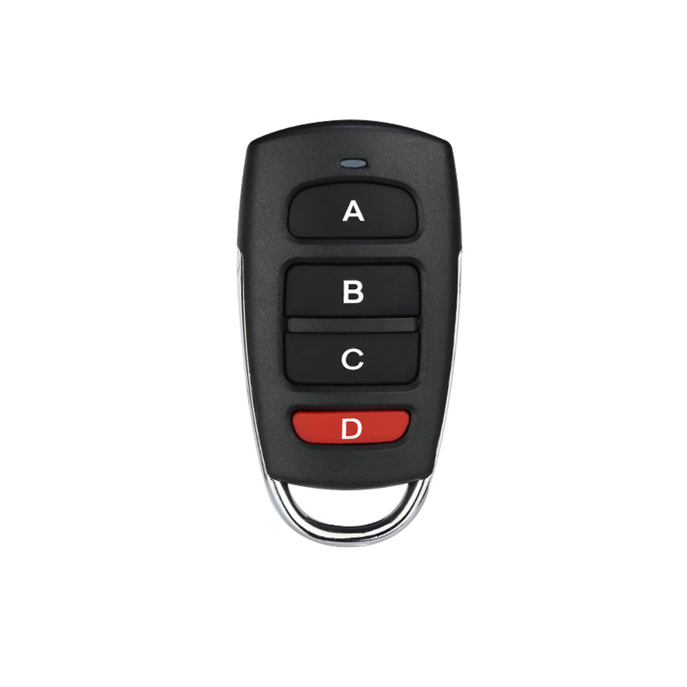 ABCD 433Mhz Copy Remote Control 4 Key Metal Clone Remotes Duplicator For Gadgets Car Home Garage Door Only Copy Fixed Learn Code