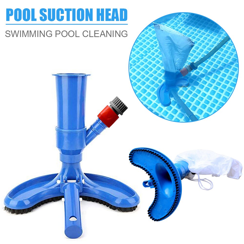 SPA brush jet suction head vacuum cleaner swimming pool floating objects suction fountain pool head vacuum cleaner cleaning tool: Cleaning tool set