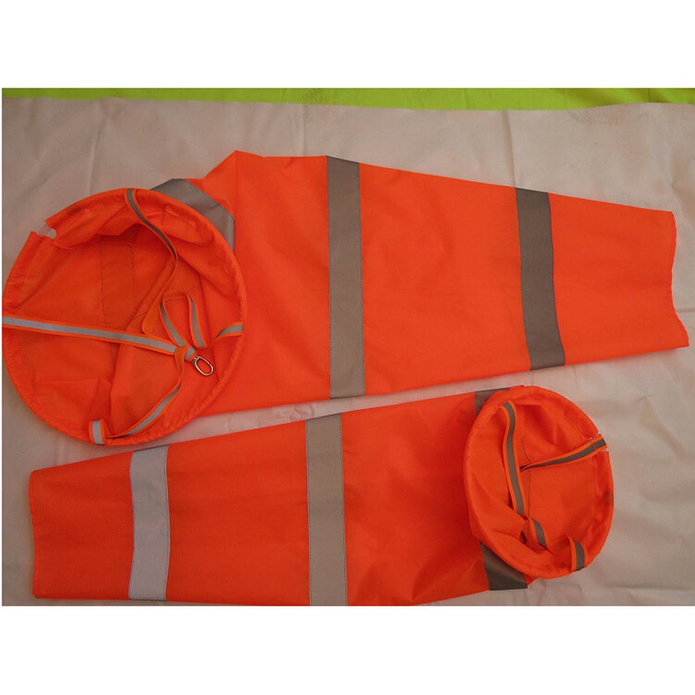 Windzak Mouw 0.8 m Duurzaam Rip-stop Verdikte Waterdicht Fluorescerende Windzak met Reflecterende Riem Outdoor Wind Meting