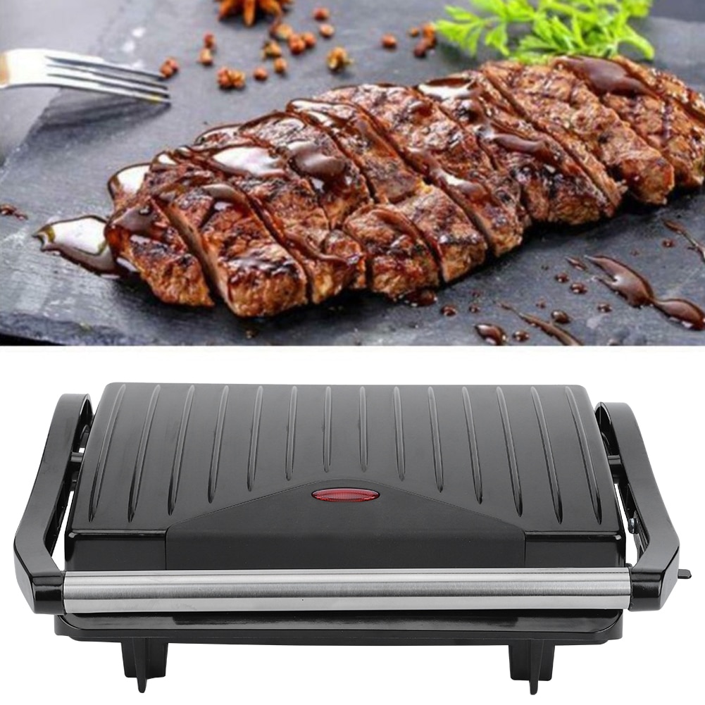 750W Steak Maker Smokeless Nonstick Electric Egg Cake Oven Pan Home Kitchen Breakfast Machine EU Plug 220‑240V Fried Steak