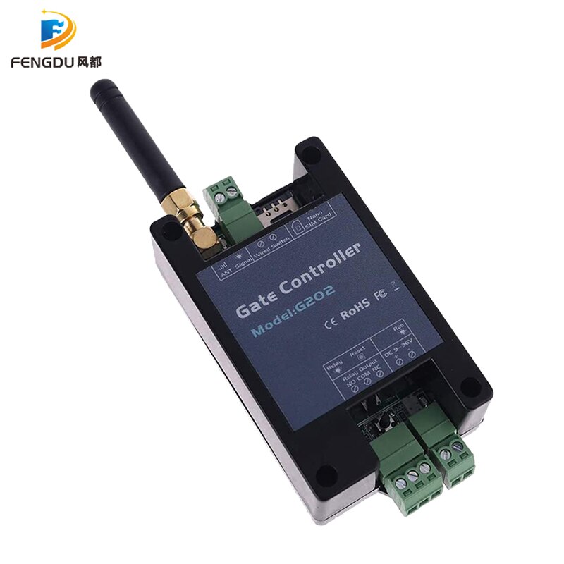 Garage Door Opener GSM Gate Remote Control G202 SMS Single Relay Switch For Sliding Swing Garage Gate Replace RTU5024