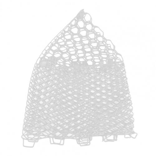 Fishing Dip Net Simple Large Reusable Wearproof Sturdy Fishing Dip Net for Outdoor Landing Net Rubber Fish Net: White 40cm