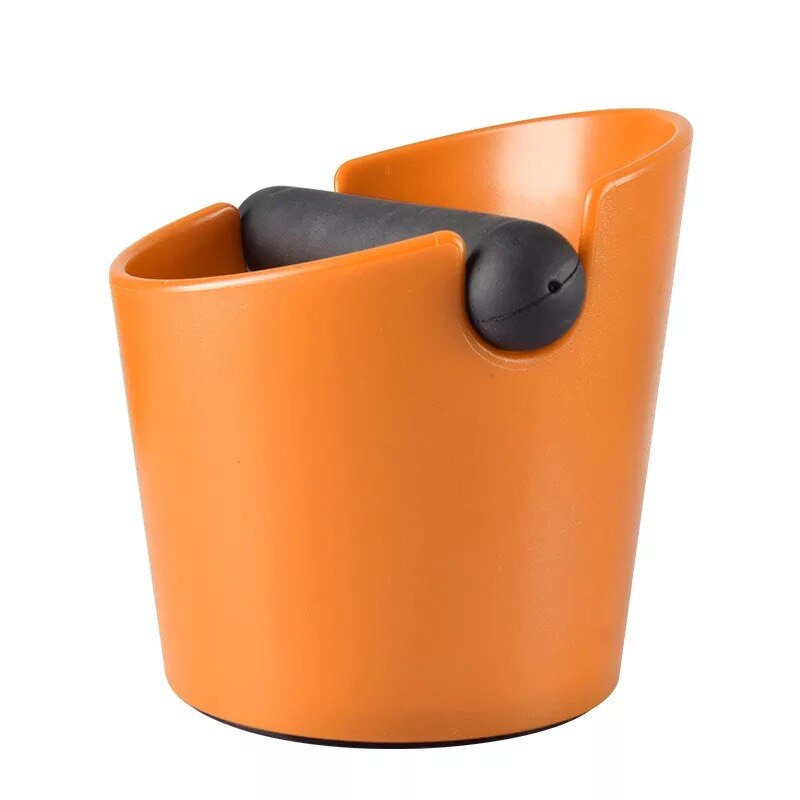 Espresso Klop Doos Anti Slip Koffie Grind Dump Bin Afvalbak Met Afneembare Klop Bar مكب القهوة Нок-Бокс 넉박스: Orange Size L