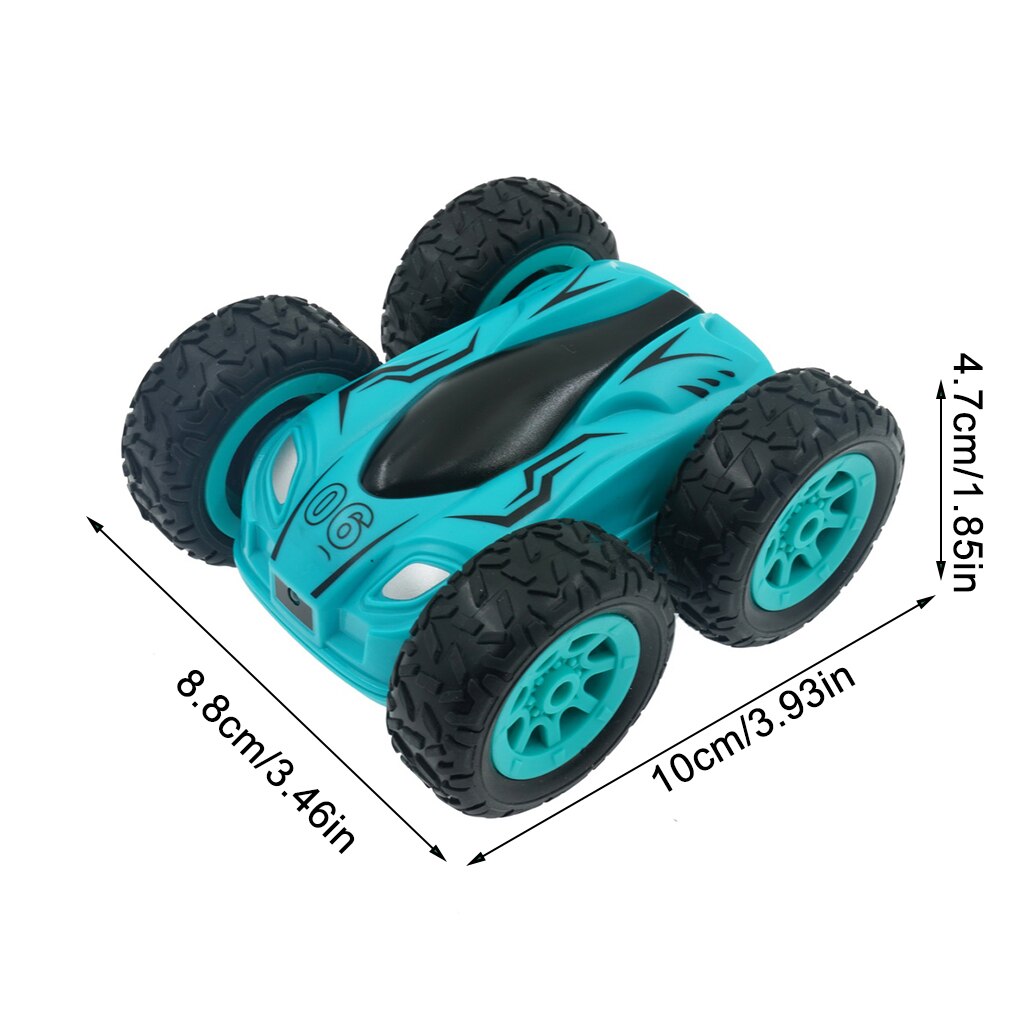 Rc car double-sided 360 ° roll rotating led headlights wireless electric racing stunt cars modified model