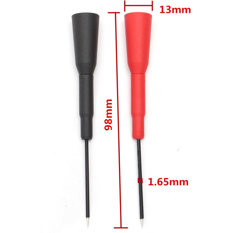 1 Pair ETA3201 10A 1000V Multimeter Probe Extended Fine Tip For Fluke