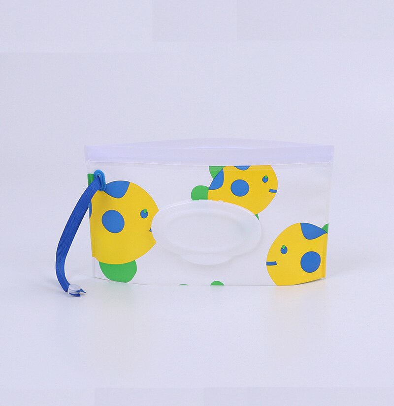 Tirar Cinta Caixa de Lenços Umedecidos De Bebê Portátil Clamshell Recipiente Toalhetes Eco Easy-carry Cosméticos Casos de Toalhetes de Limpeza: D