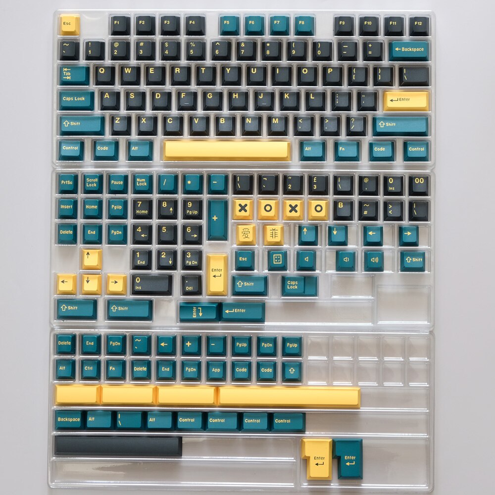 Cherry Profile DOUBLE SHOT 173 Keys GMK Jamon//Aero/Marrs Green Keycap For GMMK Pro NJ68 Mechanical Gaming Keyboard: GMK Marrs Green