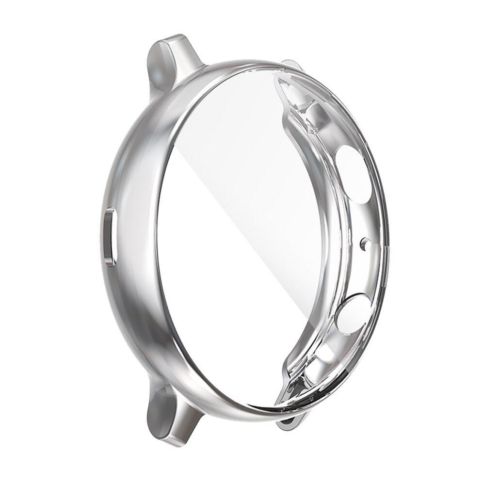 Til samsung galaxy watch active 2 etui 40mm 44mm active 2 cover sm -r820/r830 bumper skærmbeskytter soft tpu shell tilbehør: Sølv / For aktive 2 44mm