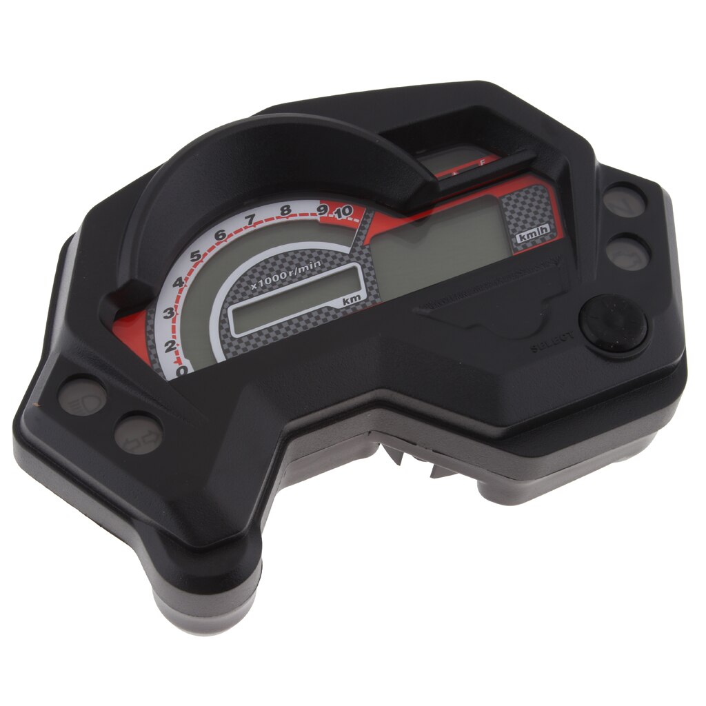 LCD Digital Tachometer Tachometer Kilometerzähler Messgerät für YAMAHA FZ-16 FAZER