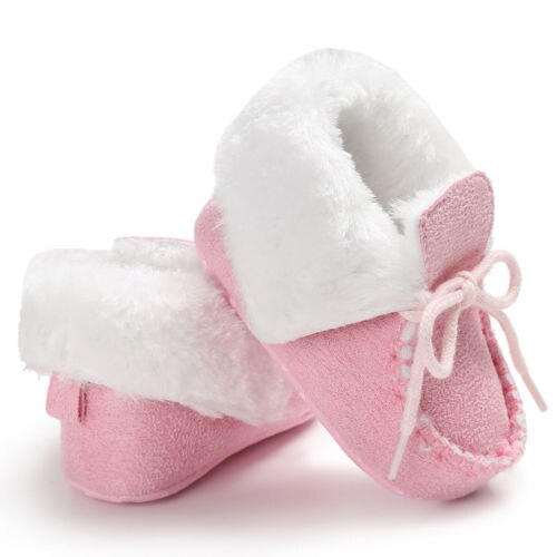 Infant Baby Boys Girl Soft Sole Mocassins Snow Bootes Prewalker Kids Toddler Girls Newborn Non-slip Winter Warm Mocassins Shoes