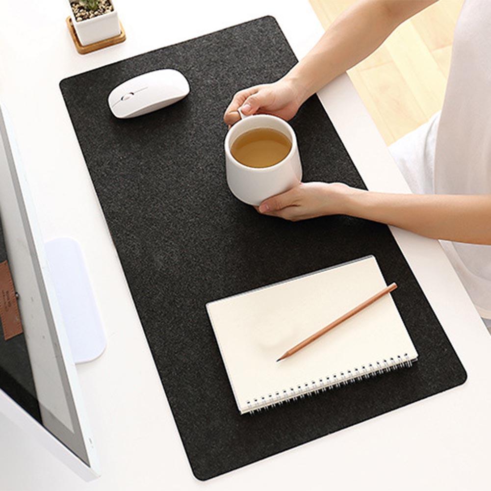 Computerbureau muismat moderne tafel vilt kantoor bureau mat muismat pennenhouder wollen vilt laptop kussen bureau mat