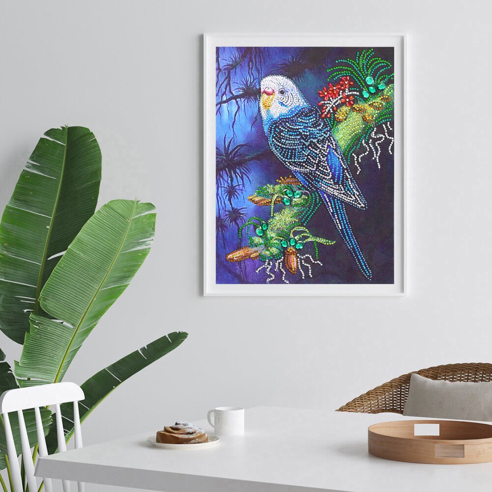 Pauw Vogels Kleur Handgemaakte Diy Diamant Schilderen Creatieve Handgemaakte Woondecoratie 11.8x15.7in