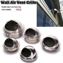 Rejilla de ventilación de techo de acero inoxidable 304, cubierta de rejilla de ventilación, tapa de ventilación montada en la pared, resistente al agua