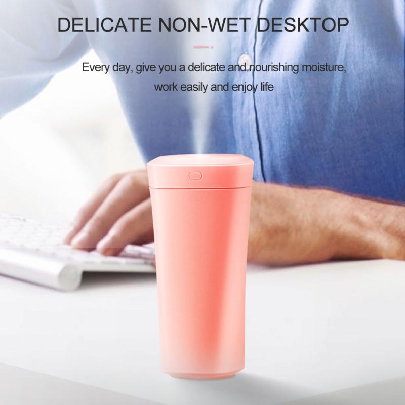 550ML ambona kolorowa lampa nawilżacz kreatywny samochód oczyszczacz powietrza USB samochód elektroniczny Atomizer samochód nawilżacz oleju odświeżacze powietrza