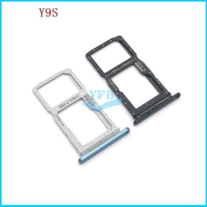 20Pcs Voor Huawei Y9s Y8s Y6s Reader Sim & Sd Kaart Lade Houder Slot Adapter Vervanging Deel