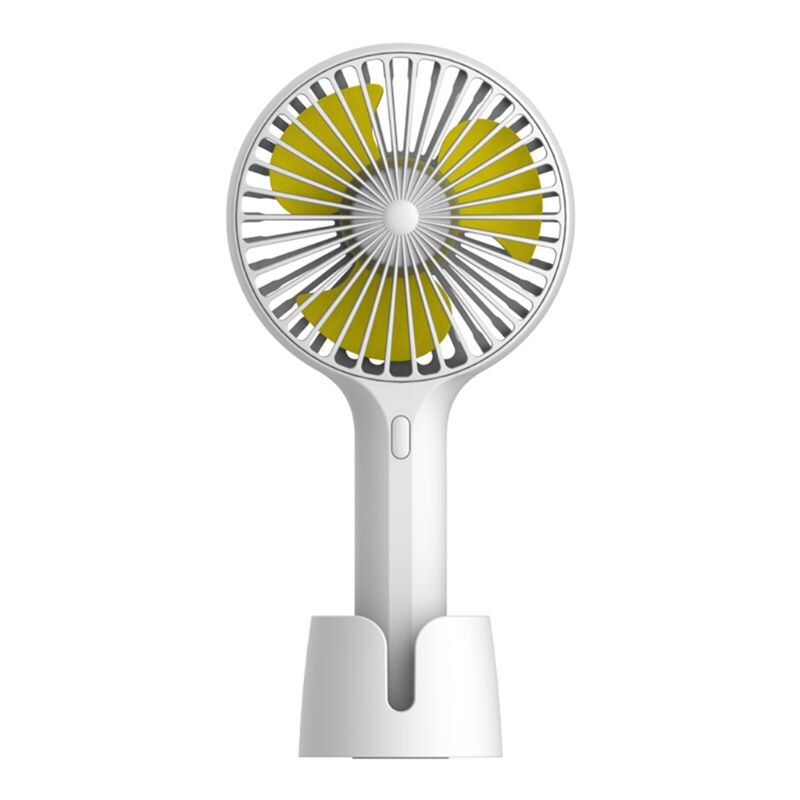 Summer Mini Cooler Handheld USB Portable Fan USB Rechargeable Fan Travel Outdoor Home Office Quiet Desk Fans: 3-A