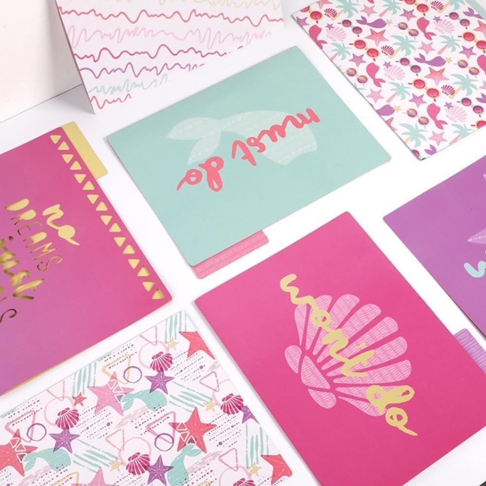 9 pièces A4 papier porte-fichiers séparateur Page Index papier papier protecteur papier dossier protéger Document sac organisateur