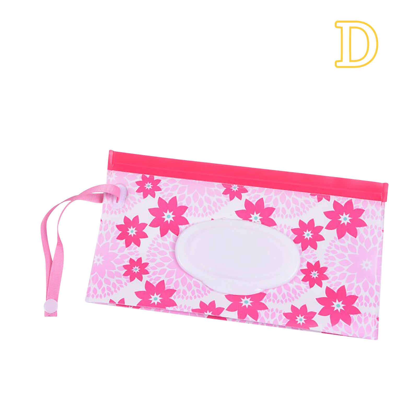 1Pcs Opbergzakken Draagbare Baby Natte Doekjes Doos Doekjes Container Milieuvriendelijke Dragen Clamshell Cosmetische Schoonmaken Doekjes Gevallen: D