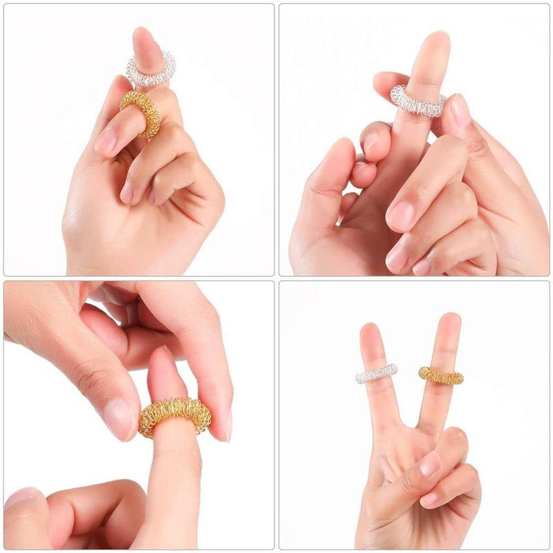 Mini Spring Finger Massager Massage Tool Mini Massager Random Decompression Home Color Toy 1pc Q3Q9