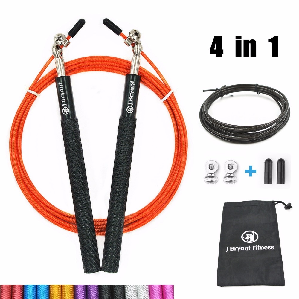 Fitness Metal Bearing Jumping Rope Crossfit Women Speed Rope MMA Boxing Home Gym Training Equipment Skipping