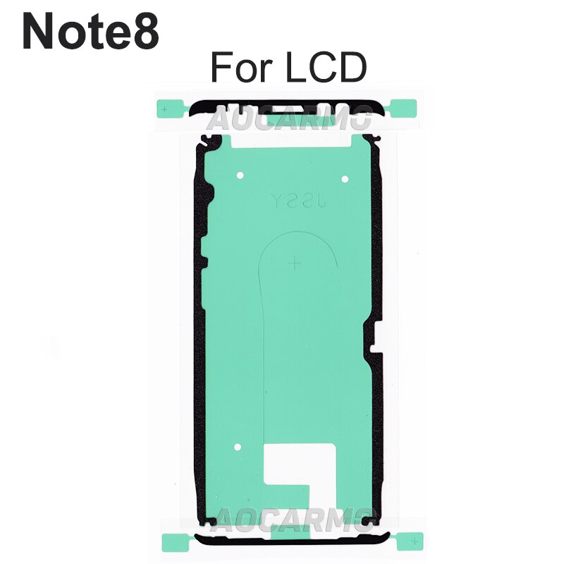 Voor Samsung Galaxy Note 8 Note8 SM-N9500 Volledige Set Plakband Lcd-scherm Back Battery Cover Frame Camera Lens Sticker lijm: LCD Adhesive