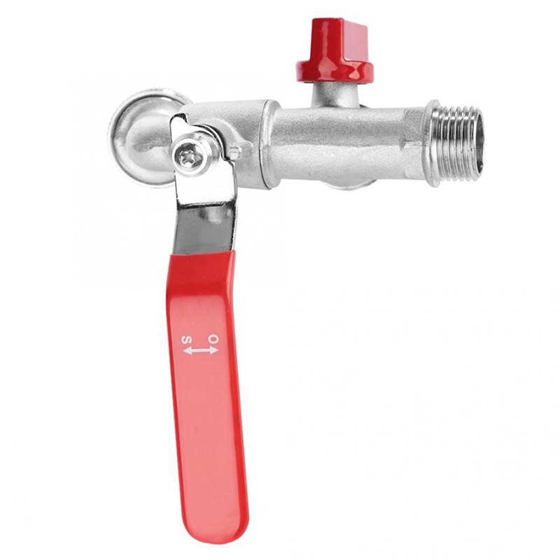 Double vanne 90 degrés robinet d'eau 1/2 pouces laiton robinet maison extérieur jardin outil