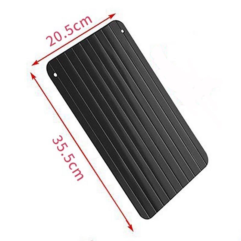 Fast Defrosting Tray Natural Thawing Plate for Frozen Meat Rapid Miracle Thaw Mat Pad Defrosting Plate Board Kitchen Tools: 35.5x20.5cm