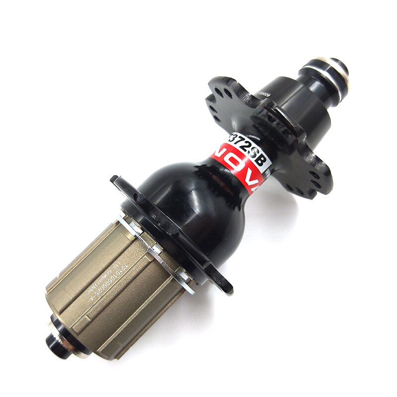 Novatec – moyeux de vélo de route légers A271SB F372SB, QR * 100mm arrière QR * 130mm, 20H 24H couleur noir rouge, frein en V, Freehub HG CAMP