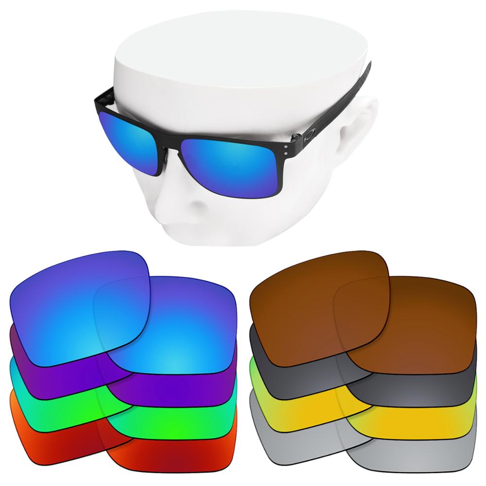OOWLIT-verres de remplacement en Polycarbonate | Anti-rayure, pour lunettes de soleil polarisantes-Oakley Holbrook métal OO4123