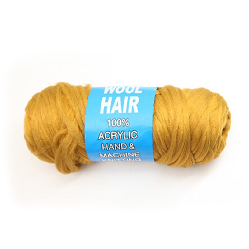 Accessoire capillaire en laine pour tresse, en Fiber synthétique, de basse température, de flamme, 80g, accessoire pour cheveux de: 7