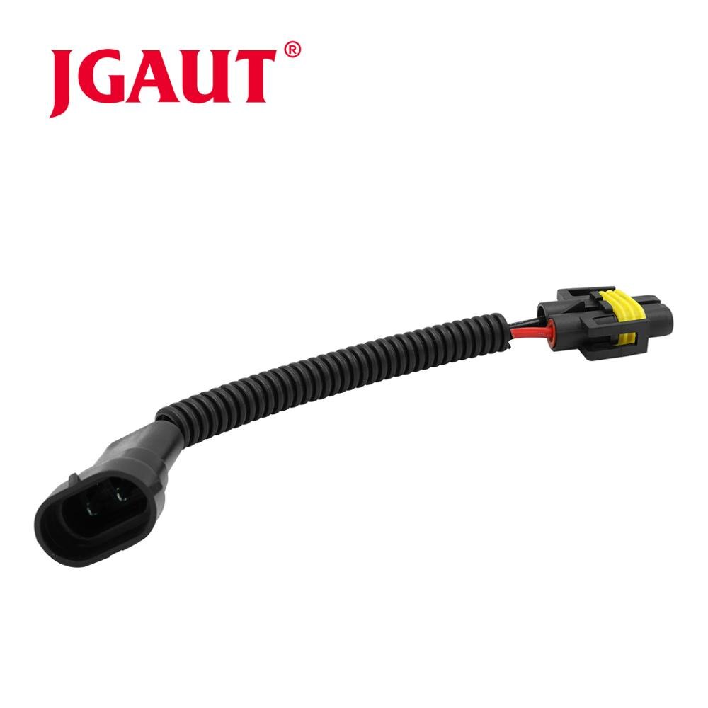 2 Pcs Rubber Connector H8 H9 H11 Automotivo Wiring Cable Plug For HID LED Headlight Fog Lights Lamp Bulb