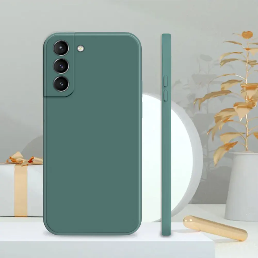 per Samsung S21 FE custodia antiurto per Samsung galassia S21 più custodia per telefono coperchio posteriore morbida in silicone per Samsung S21 ultra Fundas: Alluminio / Blu