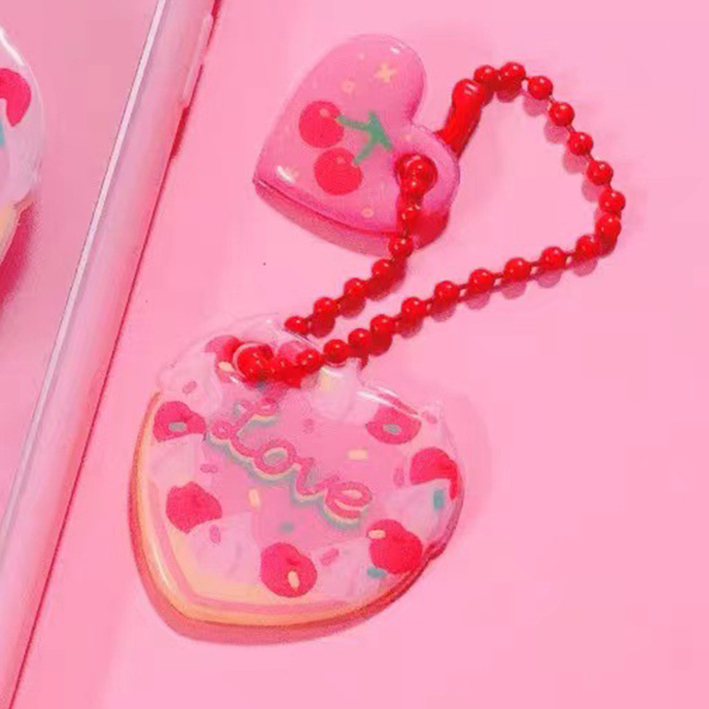 Love Heart A5 Binder Photo Album Cover Storage Album Book Cover Card Holder Sticker Small Card Storage Hollow DIY: d1