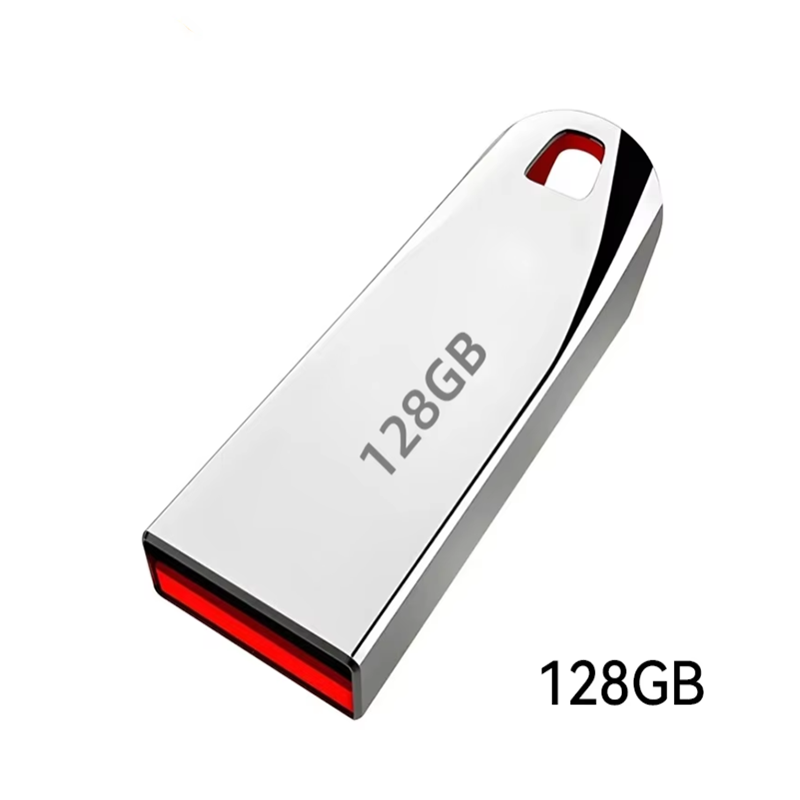 2TB USB 3.0 Flash Drives Metal High Speed Pendrive Portable Usb Drive Waterproof Memoria Usb 1TB 512GB 256GB Flash Disk: Red