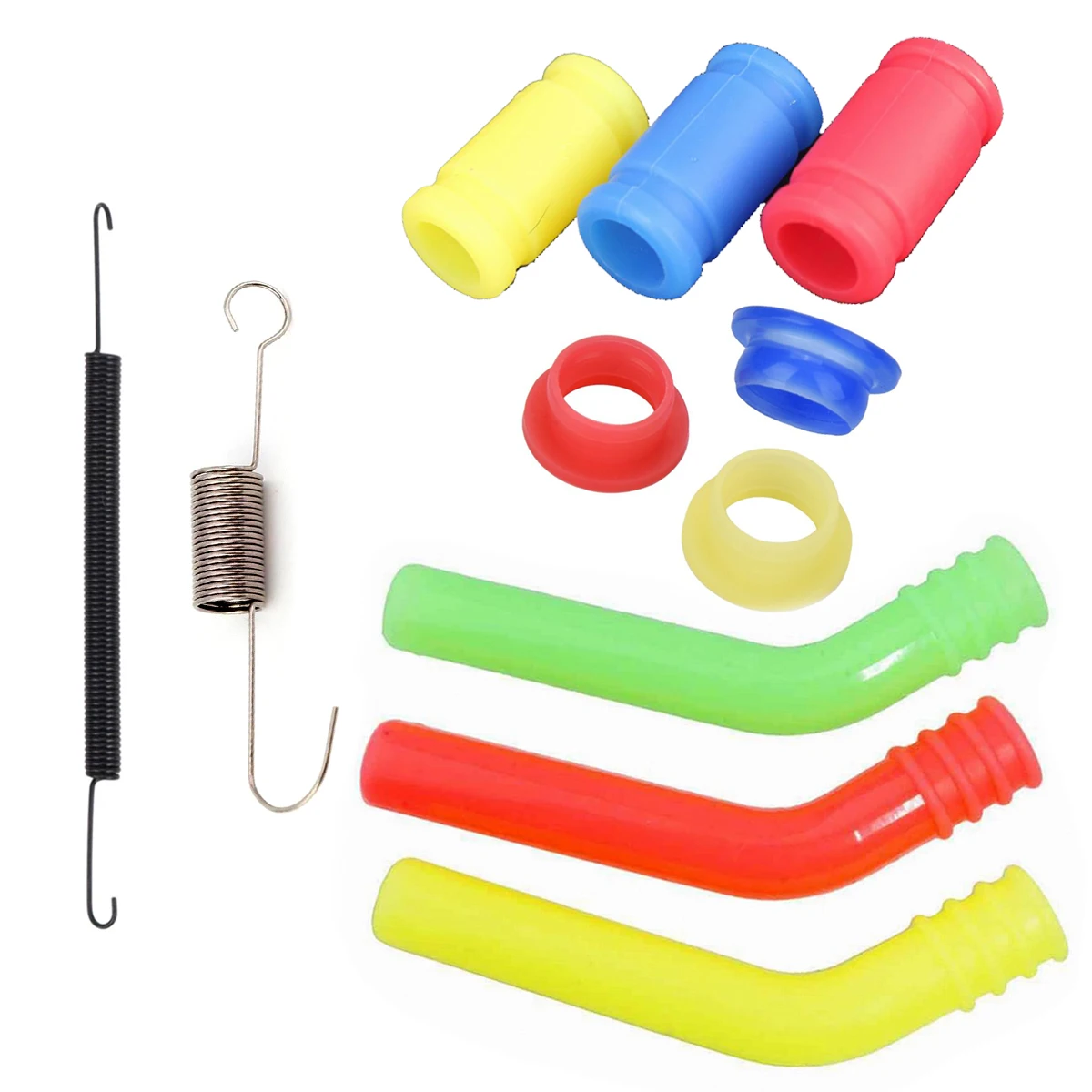 Junta de tubo de silicona de extensión de resorte de retorno de carburador de motor para coche modelo RC 1/8 1/10 Nitro HSP HPI Traxxas Axial Kyosho