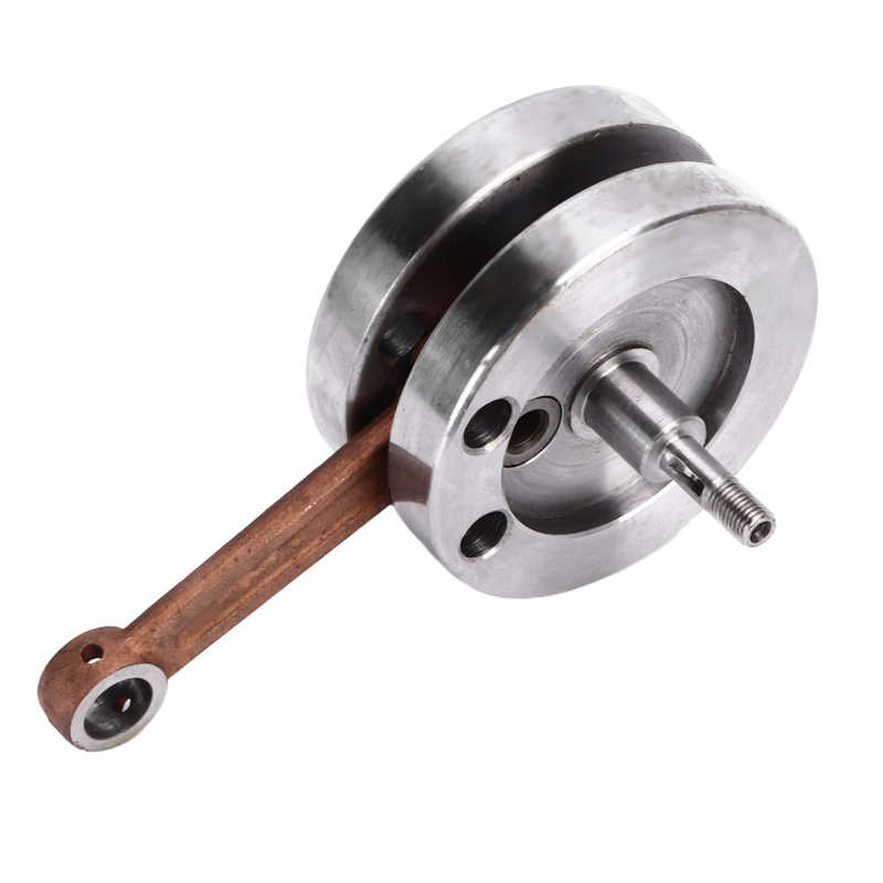 Crankshaft Crank Pin Bearing Set Crankshaft Assembly Steel Alloy for 80cc 2 Stroke Engine Motorized Bicycle Bike
