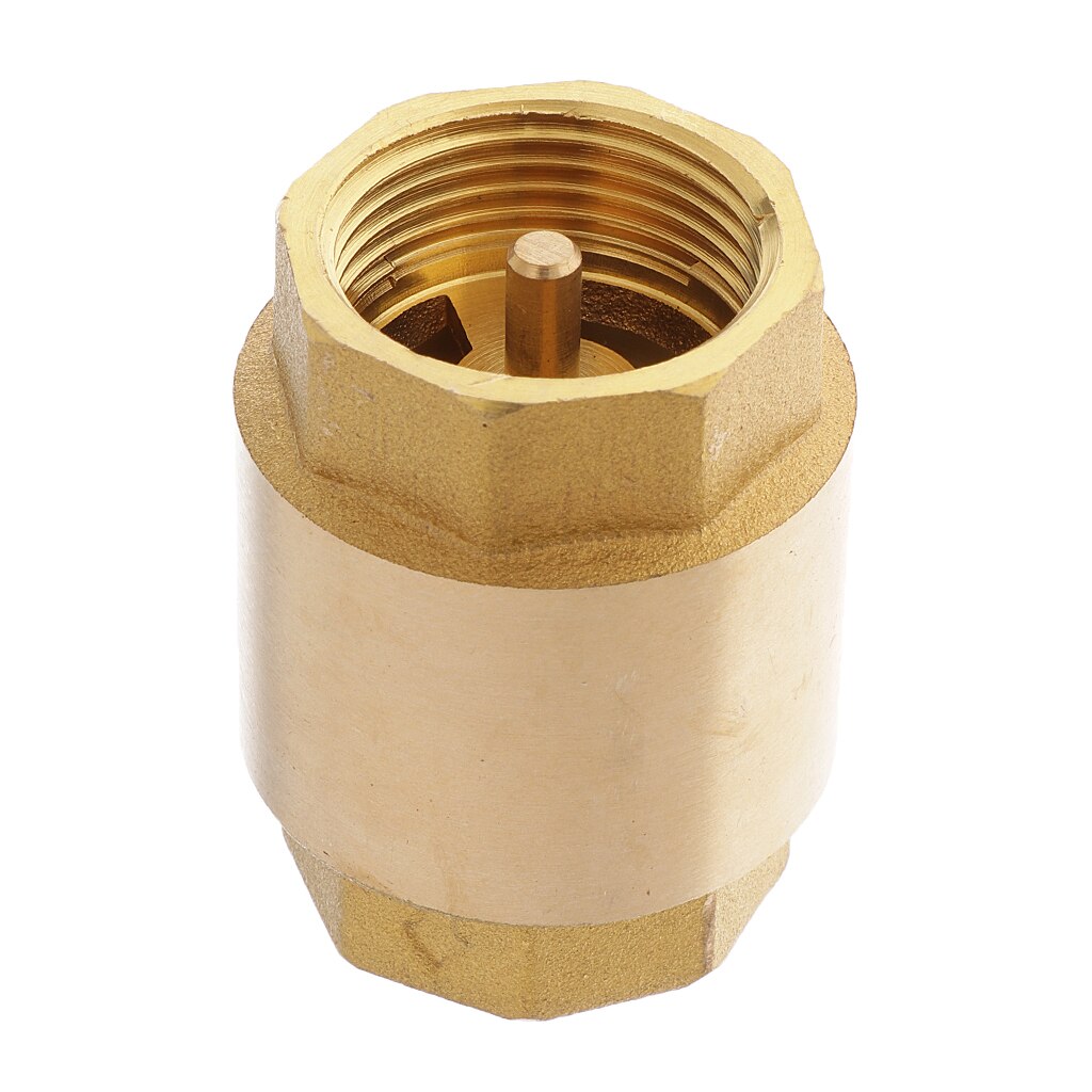 3/4'' Solid Brass One Way In-line Check Valve Water Gas Non-return Check Valve